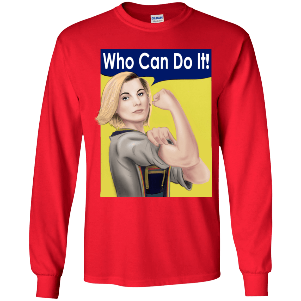 T-Shirts Red / YS Who Can Do It Youth Long Sleeve T-Shirt
