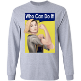 T-Shirts Sport Grey / YS Who Can Do It Youth Long Sleeve T-Shirt