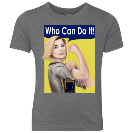 T-Shirts Premium Heather / YXS Who Can Do It Youth Triblend T-Shirt