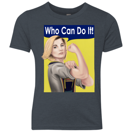 T-Shirts Vintage Navy / YXS Who Can Do It Youth Triblend T-Shirt