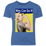 T-Shirts Vintage Royal / YXS Who Can Do It Youth Triblend T-Shirt