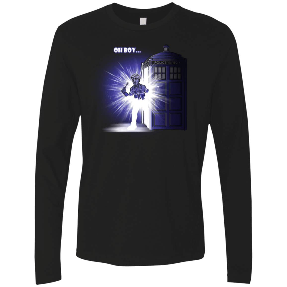 T-Shirts Black / Small Who is Doctor Beckett Men's Premium Long Sleeve