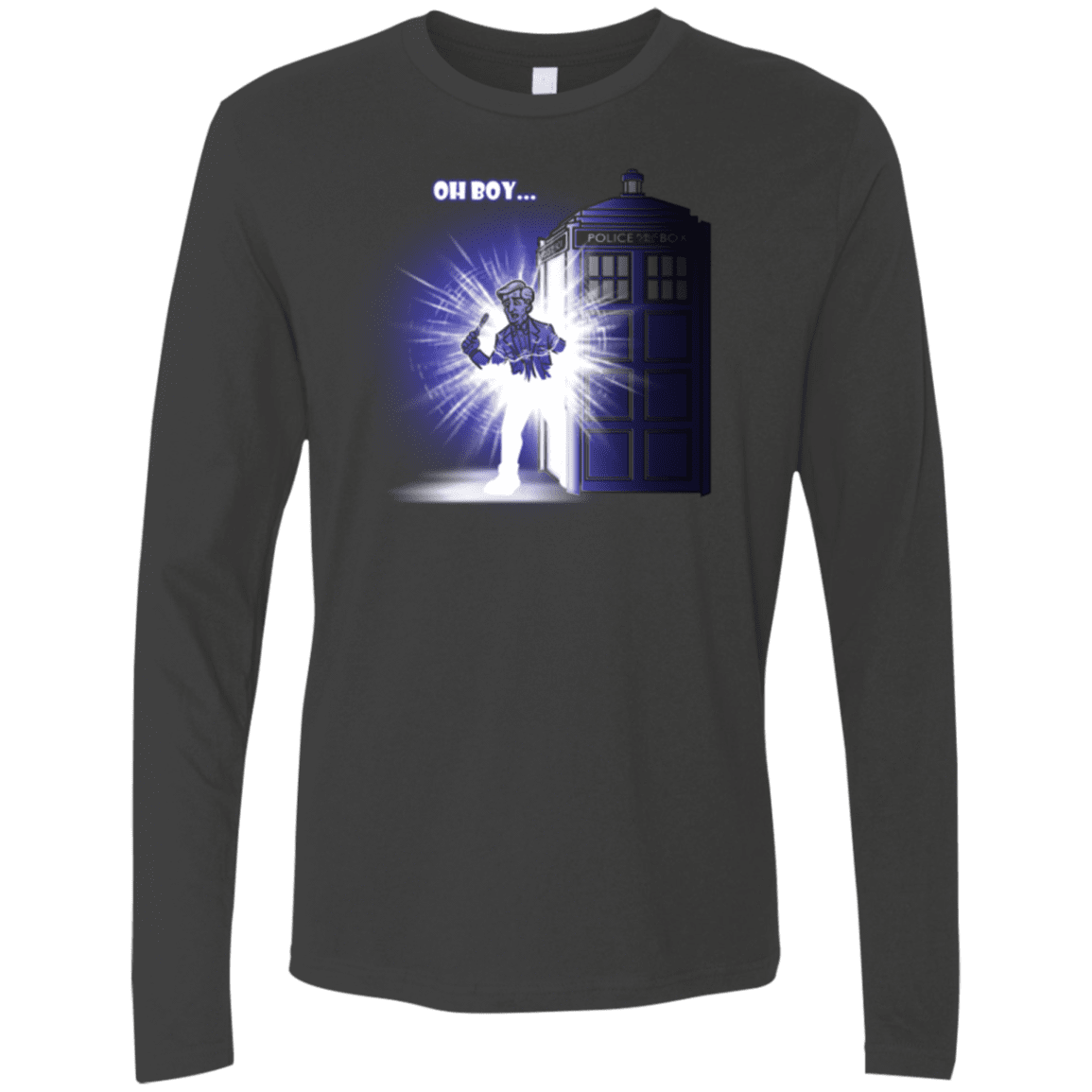 T-Shirts Heavy Metal / Small Who is Doctor Beckett Men's Premium Long Sleeve