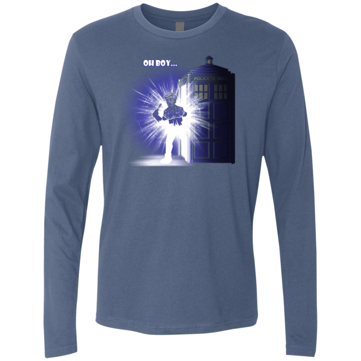T-Shirts Indigo / Small Who is Doctor Beckett Men's Premium Long Sleeve