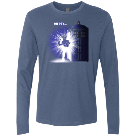 T-Shirts Indigo / Small Who is Doctor Beckett Men's Premium Long Sleeve
