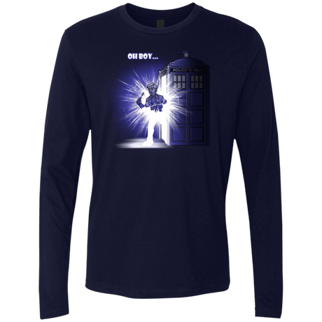 T-Shirts Midnight Navy / Small Who is Doctor Beckett Men's Premium Long Sleeve