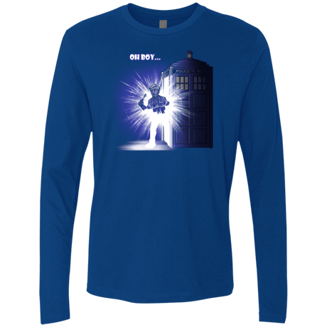T-Shirts Royal / Small Who is Doctor Beckett Men's Premium Long Sleeve