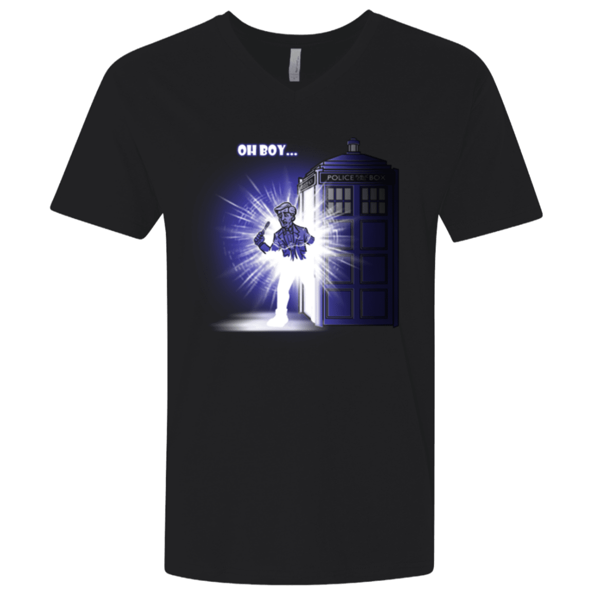 T-Shirts Black / X-Small Who is Doctor Beckett Men's Premium V-Neck