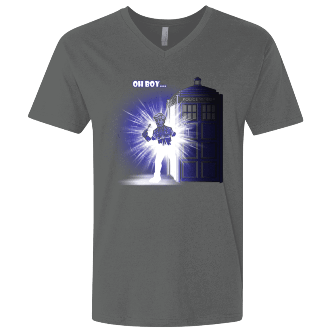 T-Shirts Heavy Metal / X-Small Who is Doctor Beckett Men's Premium V-Neck