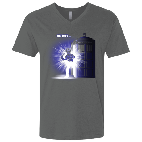 T-Shirts Heavy Metal / X-Small Who is Doctor Beckett Men's Premium V-Neck