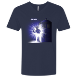 T-Shirts Midnight Navy / X-Small Who is Doctor Beckett Men's Premium V-Neck