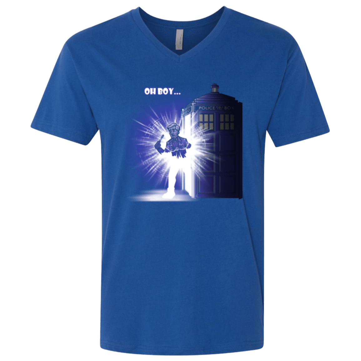 T-Shirts Royal / X-Small Who is Doctor Beckett Men's Premium V-Neck
