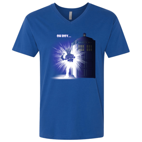 T-Shirts Royal / X-Small Who is Doctor Beckett Men's Premium V-Neck