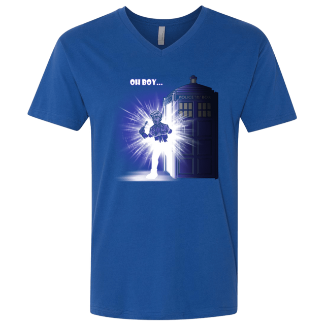 T-Shirts Royal / X-Small Who is Doctor Beckett Men's Premium V-Neck