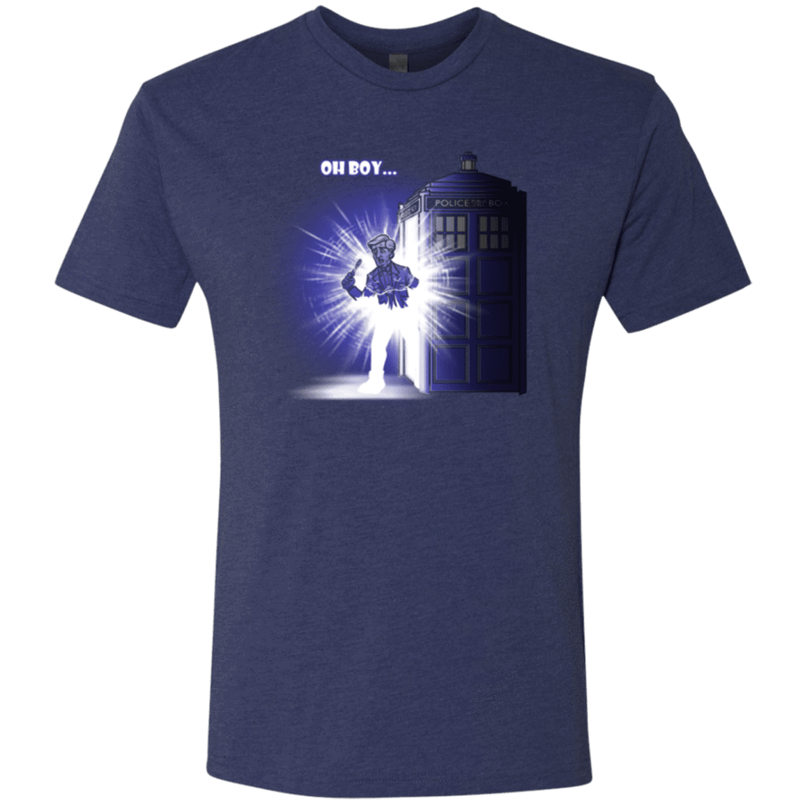 T-Shirts Vintage Navy / Small Who is Doctor Beckett Men's Triblend T-Shirt