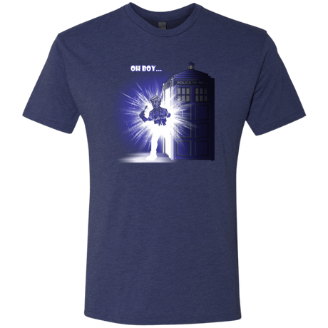 T-Shirts Vintage Navy / Small Who is Doctor Beckett Men's Triblend T-Shirt