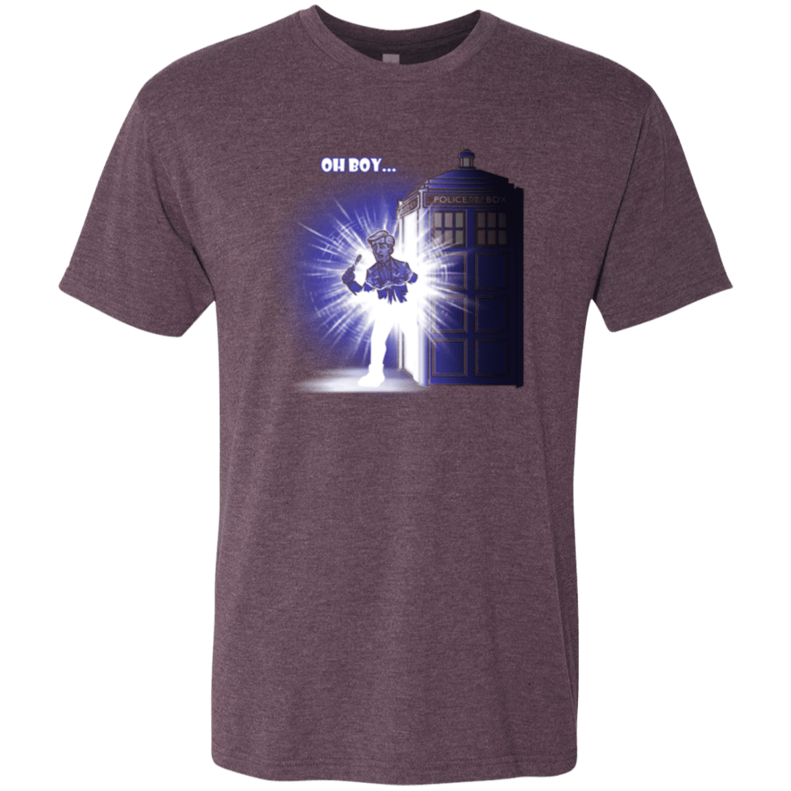 T-Shirts Vintage Purple / Small Who is Doctor Beckett Men's Triblend T-Shirt