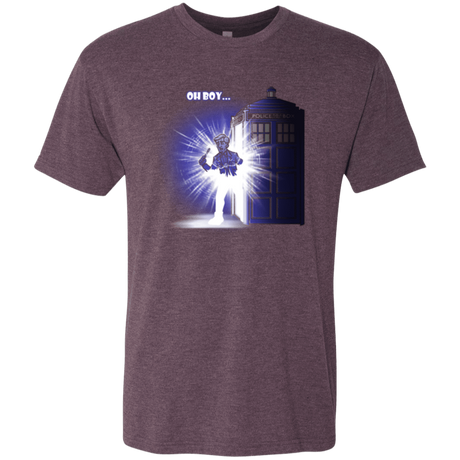 T-Shirts Vintage Purple / Small Who is Doctor Beckett Men's Triblend T-Shirt