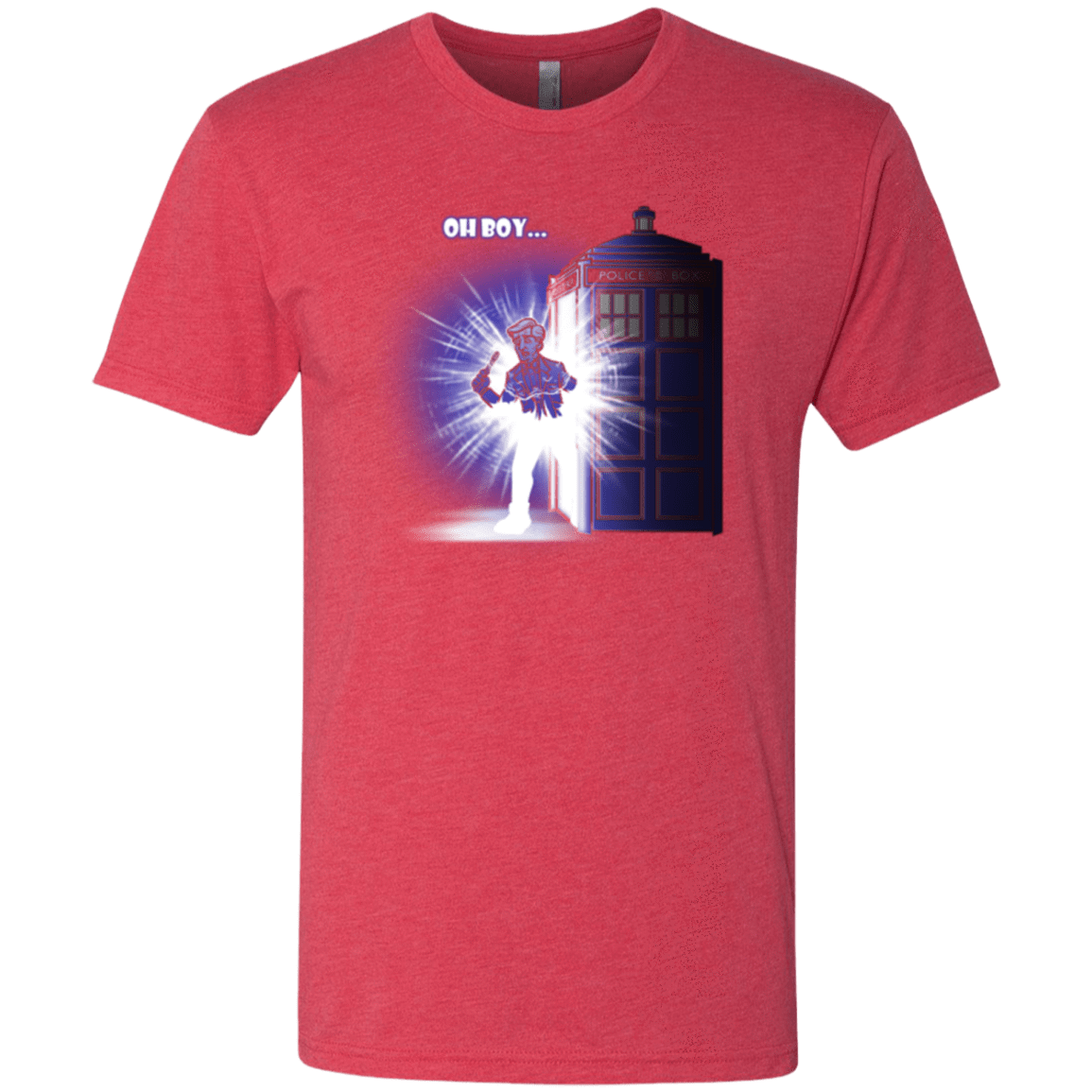 T-Shirts Vintage Red / Small Who is Doctor Beckett Men's Triblend T-Shirt