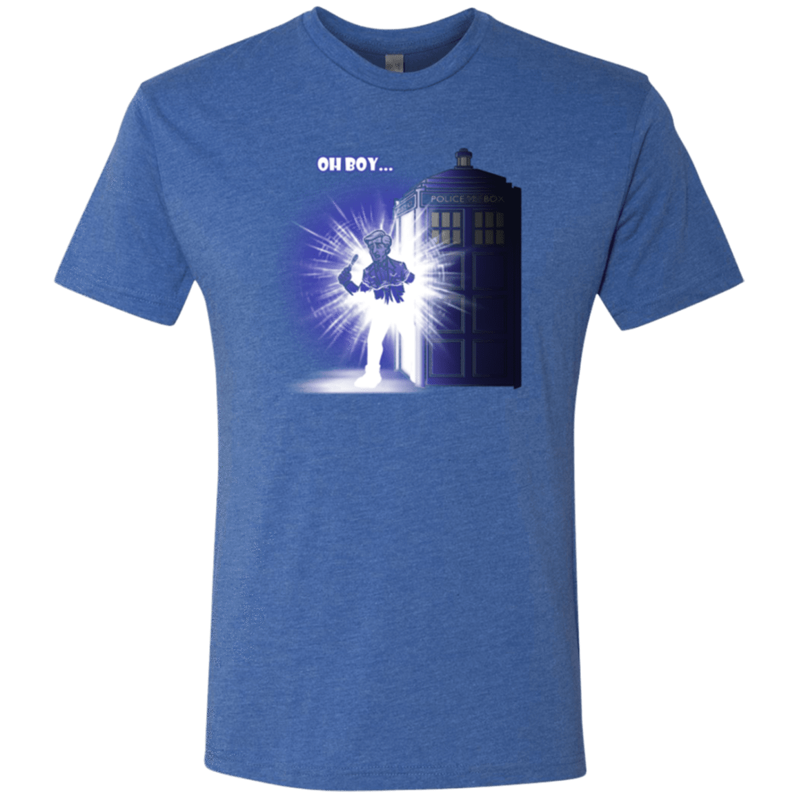 T-Shirts Vintage Royal / Small Who is Doctor Beckett Men's Triblend T-Shirt