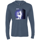 T-Shirts Indigo / X-Small Who is Doctor Beckett Triblend Long Sleeve Hoodie Tee