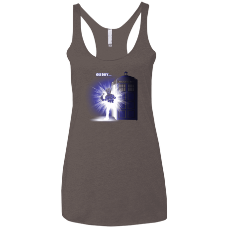 T-Shirts Macchiato / X-Small Who is Doctor Beckett Women's Triblend Racerback Tank