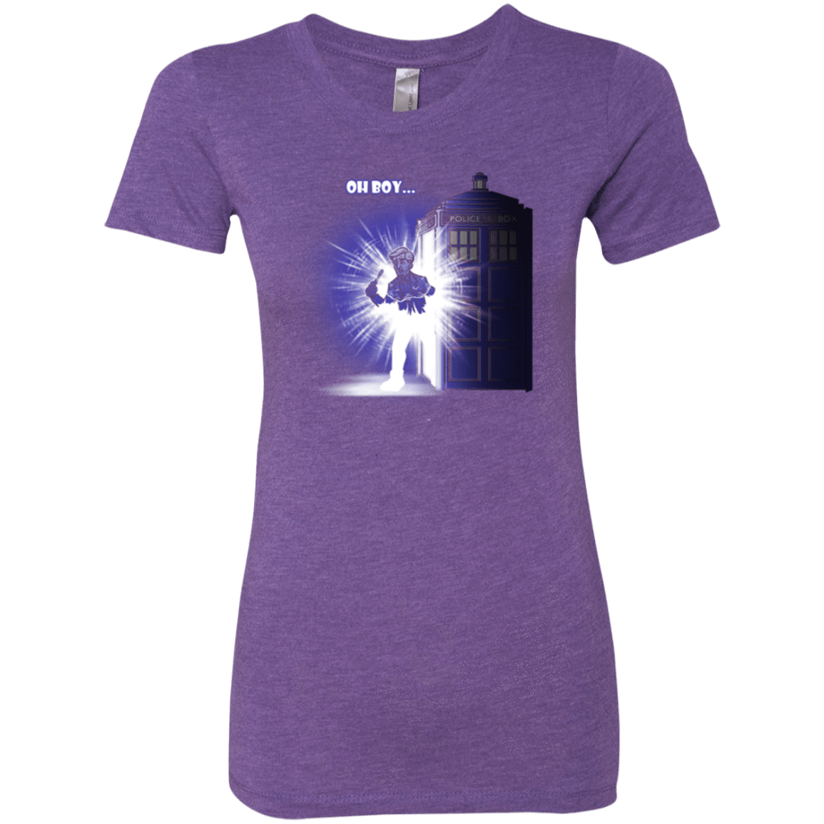 T-Shirts Purple Rush / Small Who is Doctor Beckett Women's Triblend T-Shirt