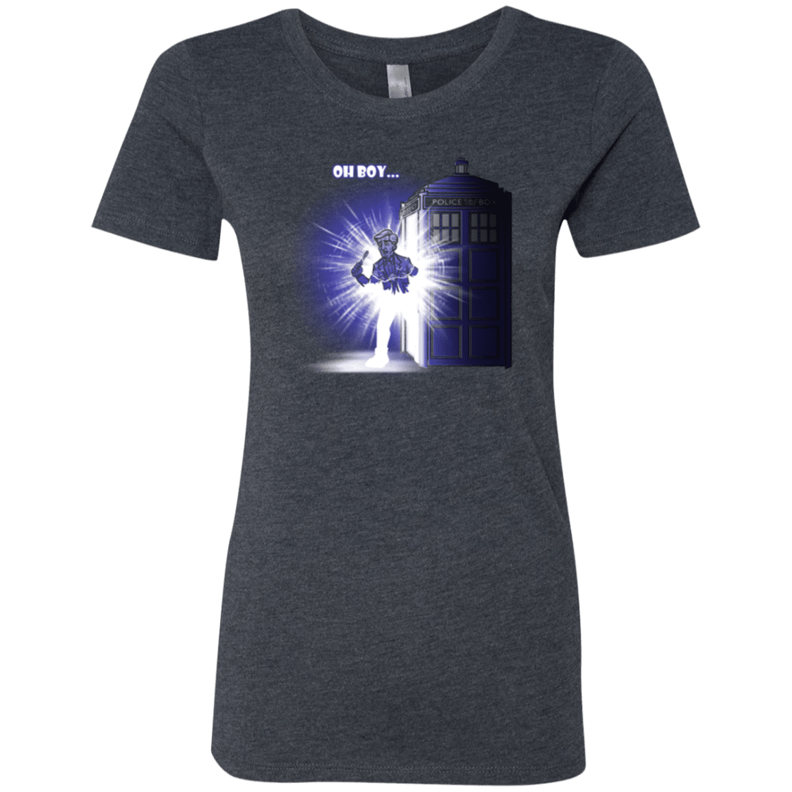 T-Shirts Vintage Navy / Small Who is Doctor Beckett Women's Triblend T-Shirt