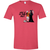 T-Shirts Heather Red / S Who Is My Baby Boy Men's Semi-Fitted Softstyle