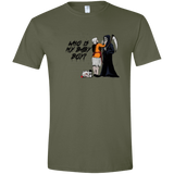 T-Shirts Military Green / S Who Is My Baby Boy Men's Semi-Fitted Softstyle