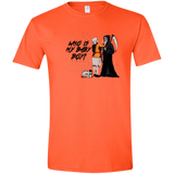 T-Shirts Orange / S Who Is My Baby Boy Men's Semi-Fitted Softstyle