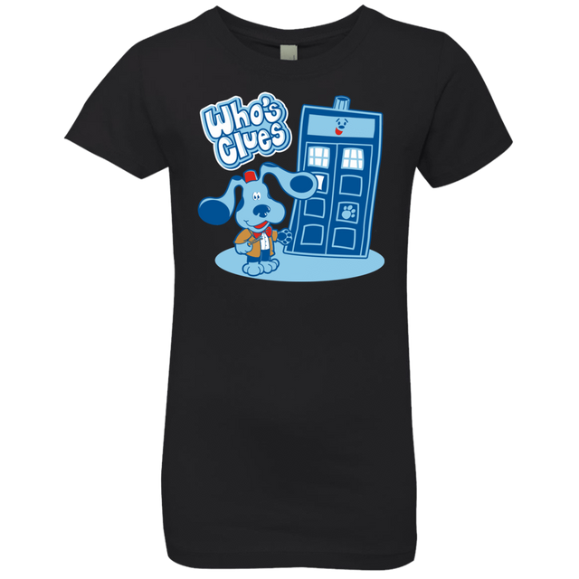 T-Shirts Black / YXS Who's Clues Girls Premium T-Shirt