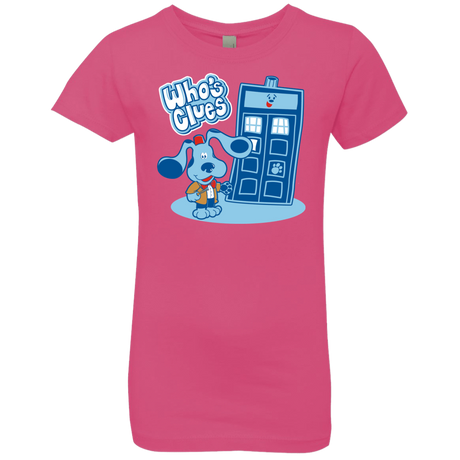 T-Shirts Hot Pink / YXS Who's Clues Girls Premium T-Shirt