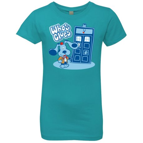 T-Shirts Tahiti Blue / YXS Who's Clues Girls Premium T-Shirt