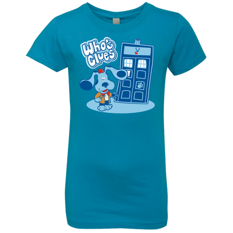 T-Shirts Turquoise / YXS Who's Clues Girls Premium T-Shirt