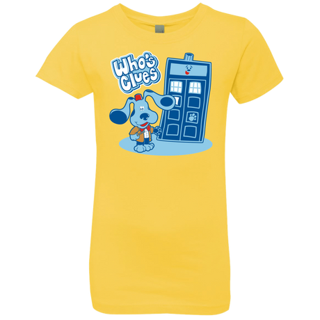 T-Shirts Vibrant Yellow / YXS Who's Clues Girls Premium T-Shirt