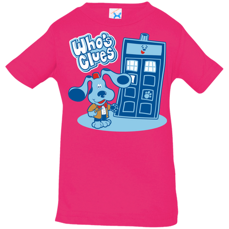 T-Shirts Hot Pink / 6 Months Who's Clues Infant Premium T-Shirt