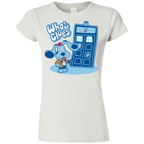 T-Shirts White / S Who's Clues Junior Slimmer-Fit T-Shirt