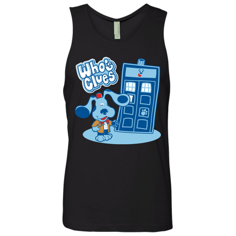 T-Shirts Black / S Who's Clues Men's Premium Tank Top