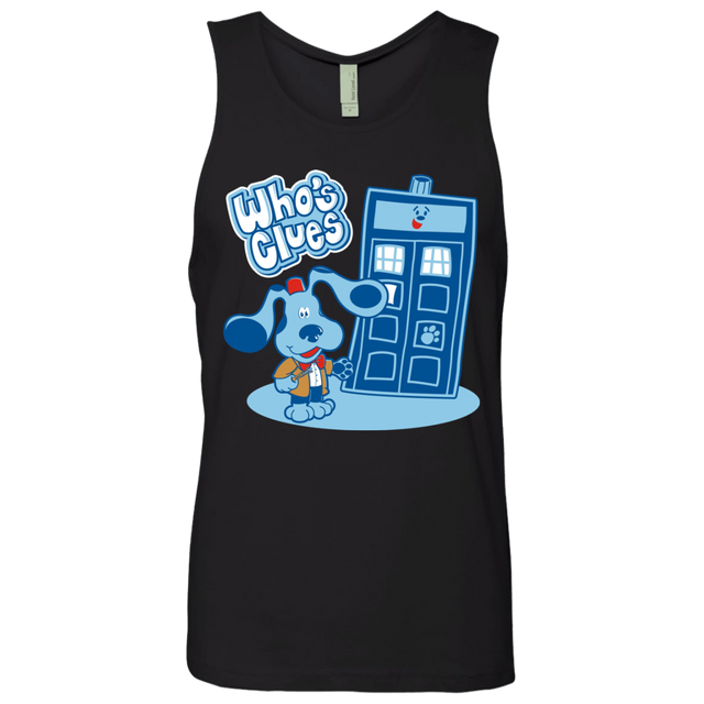 T-Shirts Black / S Who's Clues Men's Premium Tank Top