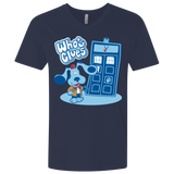 T-Shirts Midnight Navy / X-Small Who's Clues Men's Premium V-Neck