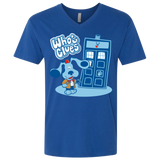 T-Shirts Royal / X-Small Who's Clues Men's Premium V-Neck