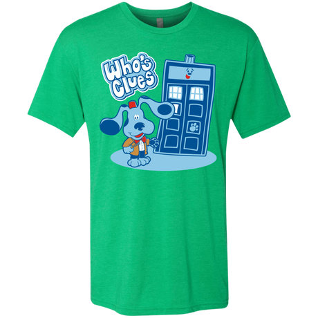 T-Shirts Envy / S Who's Clues Men's Triblend T-Shirt