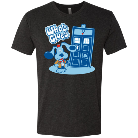 T-Shirts Vintage Black / S Who's Clues Men's Triblend T-Shirt