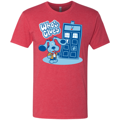 T-Shirts Vintage Red / S Who's Clues Men's Triblend T-Shirt
