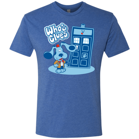 T-Shirts Vintage Royal / S Who's Clues Men's Triblend T-Shirt