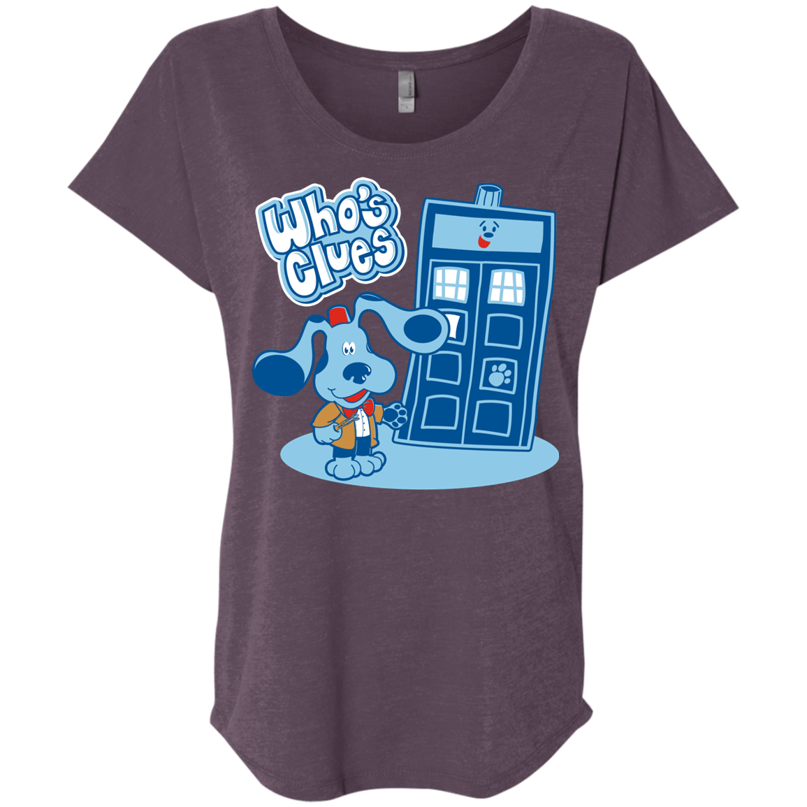 Who's Clues Triblend Dolman Sleeve