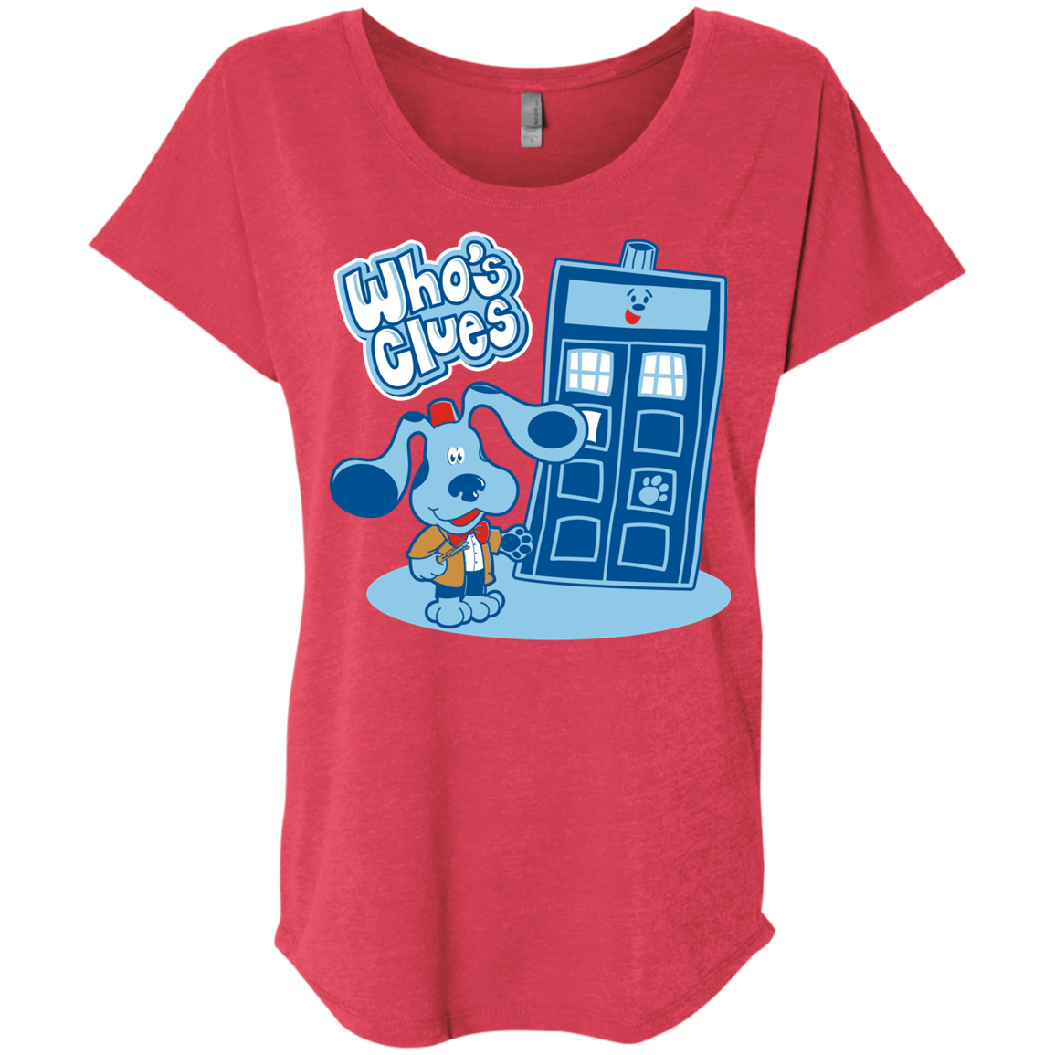 Who's Clues Triblend Dolman Sleeve