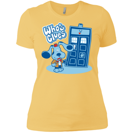 T-Shirts Banana Cream/ / X-Small Who's Clues Women's Premium T-Shirt