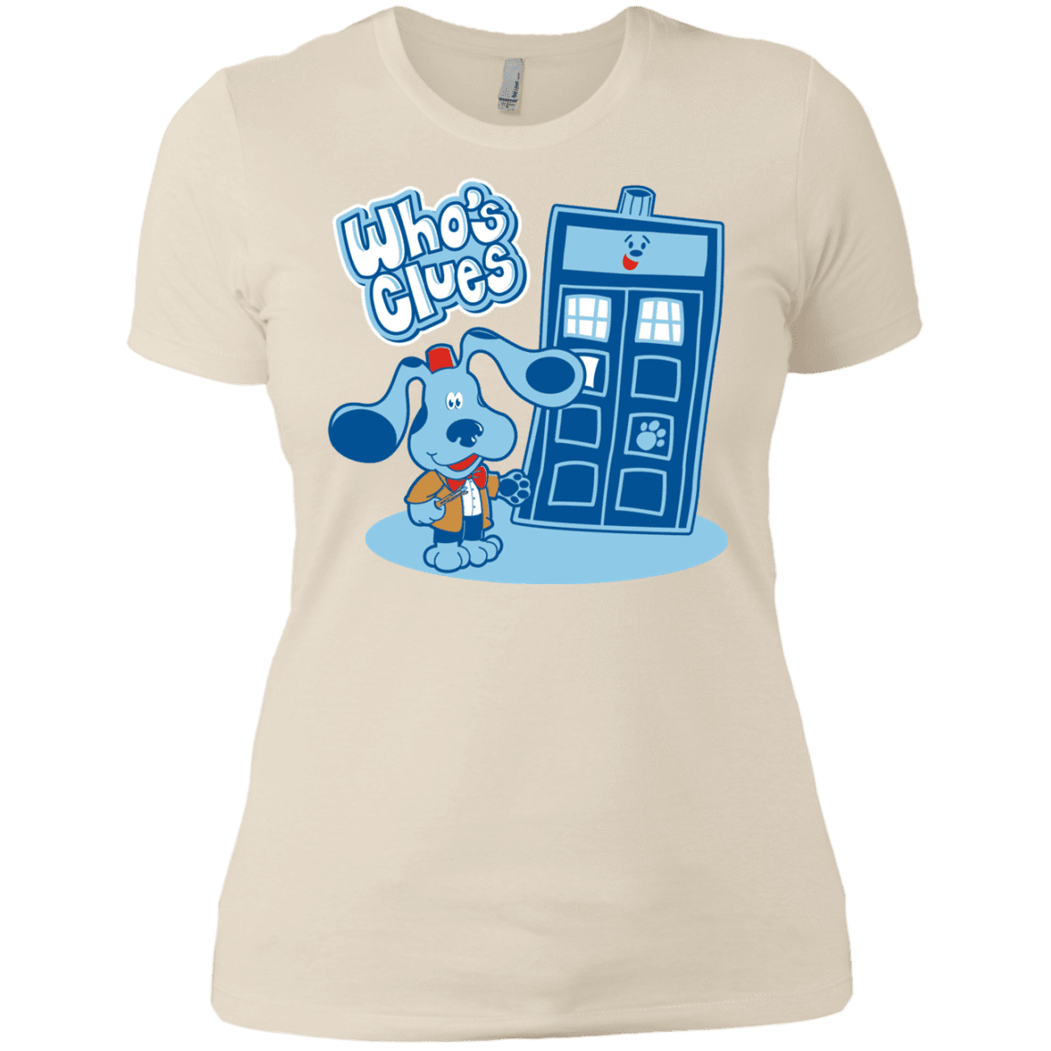 T-Shirts Ivory/ / X-Small Who's Clues Women's Premium T-Shirt